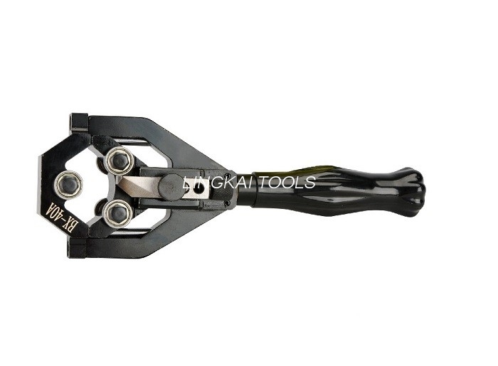 BX-40A Tel Stripper Kesici Optik Fiber Kablo Aletleri 10KV Çap 20 ila 40mm Kablo için