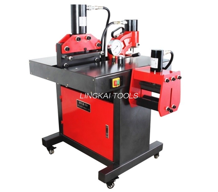 150X10mm Al / Cu Plaka için 220V 50HZ Hidrolik Sıkma Aleti Bara Bükme Kesme Makinesi