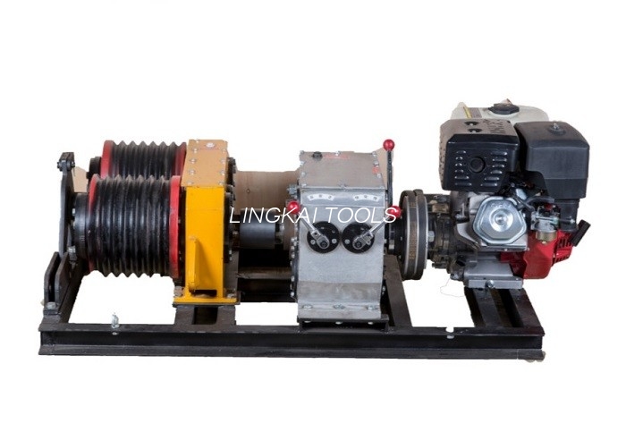 Honda GX390 Motor 13HP ile 5 Ton Çift Kapstan Kablo Vinç Çektirme