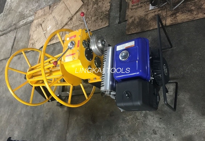 3 Ton Dizel Motor Tel Çekme Makinesi, Tel Halatlı Tel Çekme Vinci