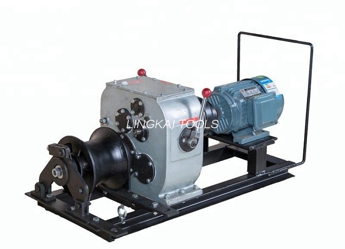 50KN 380V Elektrikli Kablo Makarası Makinesi / Tel Çekme Aletleri 3 Yıl Garanti