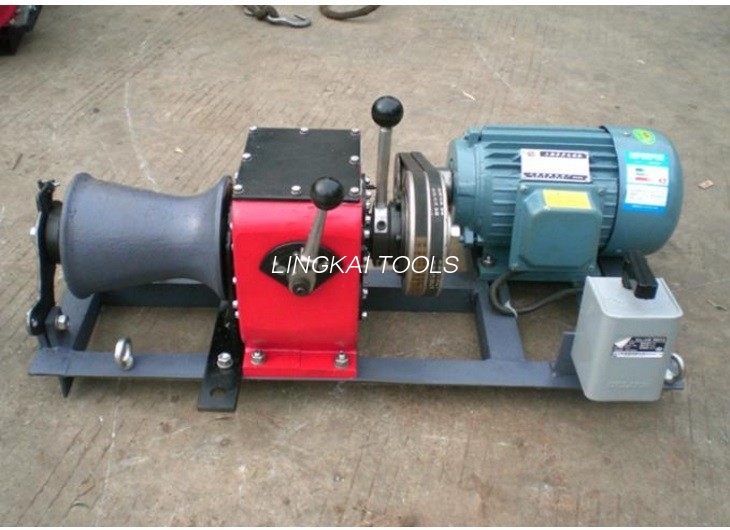 Küçük Işık 1 Ton Kablo Vinç Çektirme Tel Halat Çekme Vinç 2.2KW Eletro Motor