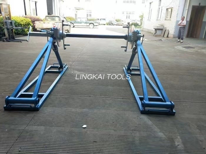 5 Ton 7 Ton İletken Makara, Tel Çekme Ekipmanının Disk Frenli Standları