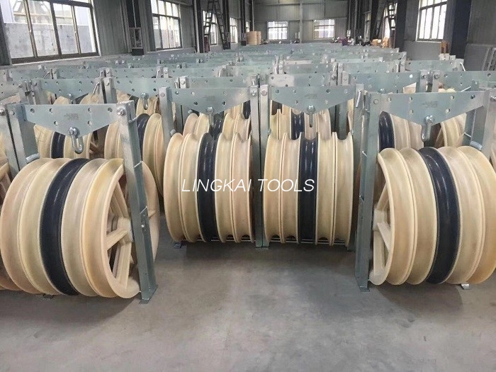Özelleştirilmiş Kablo Kasnak Bloğu Naylon Kasnak Kasnağı 1-3 Kasnak 1160 Mm Çap
